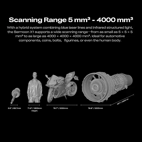 Creality Sermoon X1 3D Tarayıcı