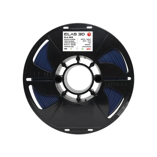 Elas PLA PRO Lacivert Filament 1.75mm 1KG