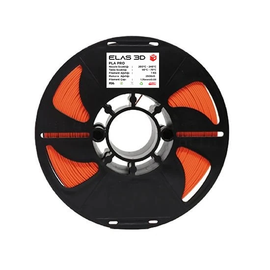 Elas PLA PRO Turuncu Filament 1.75mm 1KG