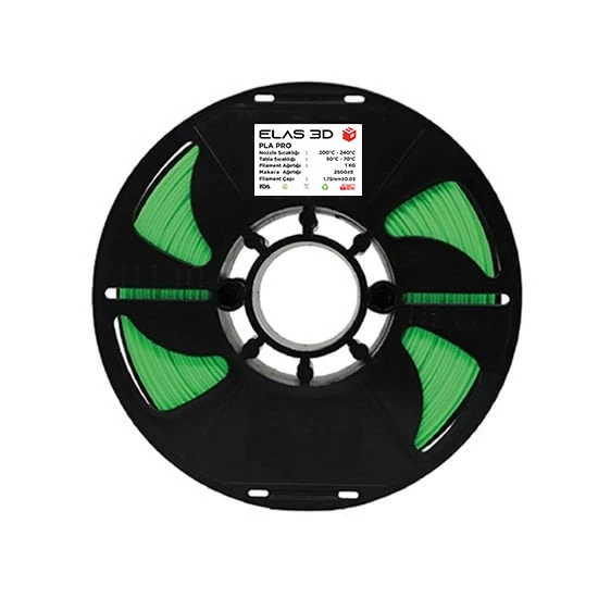 Elas PLA PRO Fıstık Yeşili Filament 1.75mm 1KG