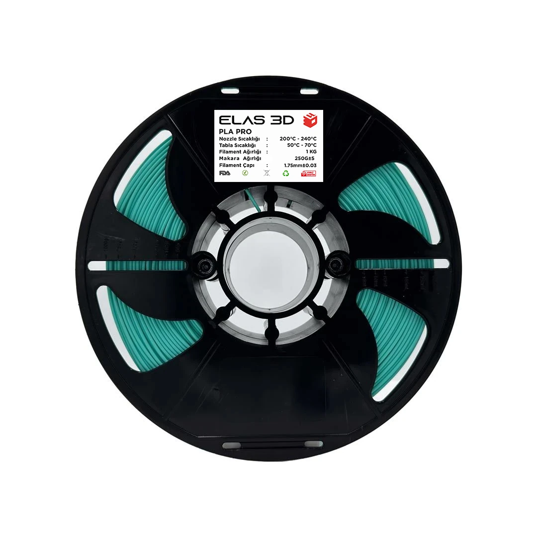 Elas PLA PRO Su Yeşili Filament 1.75mm 1KG