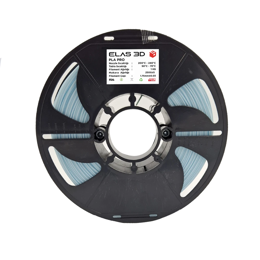 Elas PLA PRO Pastel Mavi Filament 1.75mm 1KG