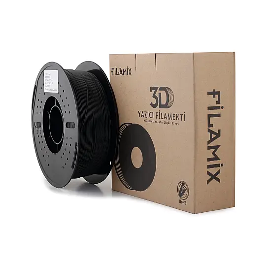Filamix PLA Plus Filament Black (Siyah) 1.75mm 1kg