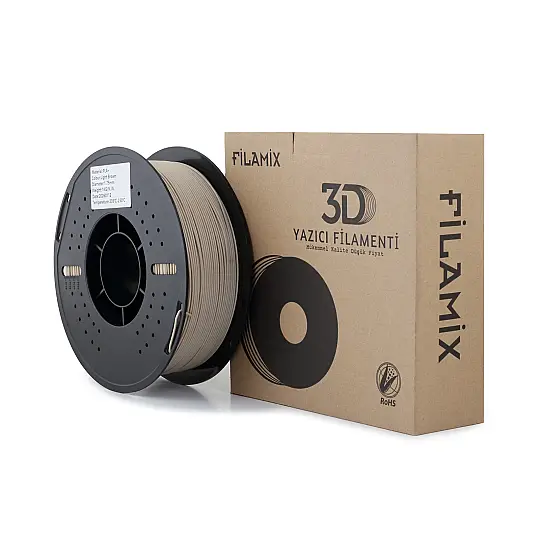 Filamix PLA Plus Filament Light Brown (Açık Kahverengi) 1.75mm 1kg