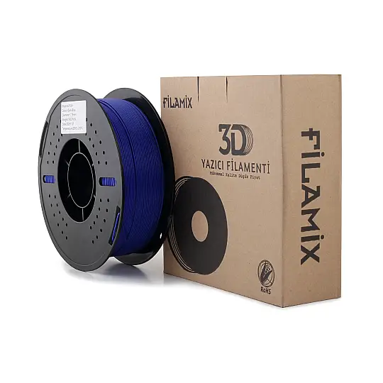 Filamix PLA Plus Filament  Dark Blue (Koyu Mavi) 1.75mm 1kg - Kopya