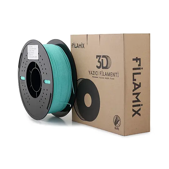 Filamix PLA Plus Filament Dark Mint Green (Koyu Nane Yeşili) 1.75mm 1kg