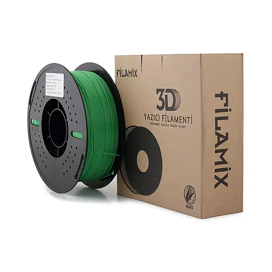Filamix PLA Plus Filament Fluorescent Green (Floresan Yeşil) 1.75mm 1kg