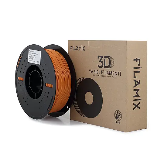 Filamix PLA Plus Filament Reddish Brown (Kırmızımsı Kahverengi) 1.75mm 1kg