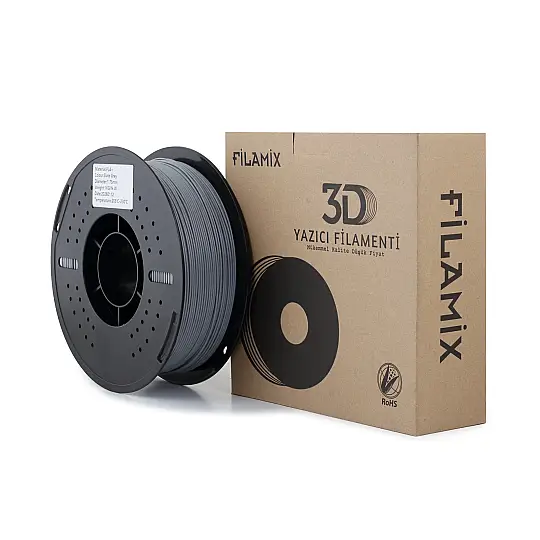 Filamix PLA Plus Filament Slate Gray (Arduvaz Gri) 1.75mm 1kg