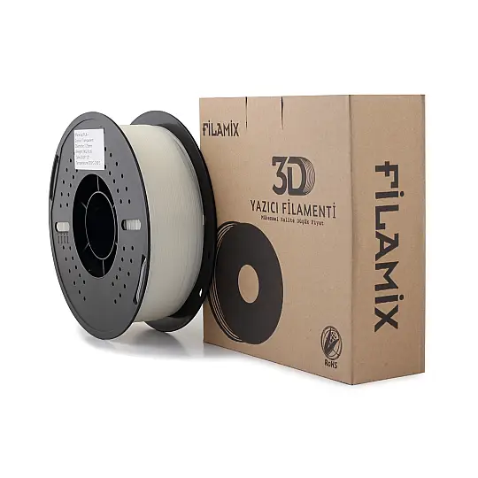 Filamix PLA Plus Filament Transparent (Şeffaf) 1.75mm 1kg