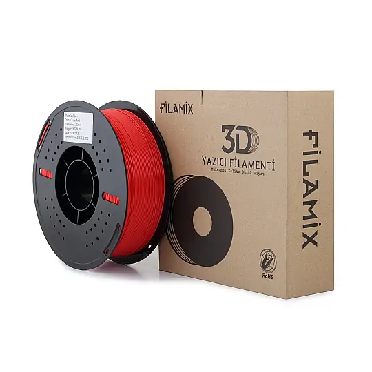 Filamix PLA Plus Filament True Red (Saf Kırmızı) 1.75mm 1kg