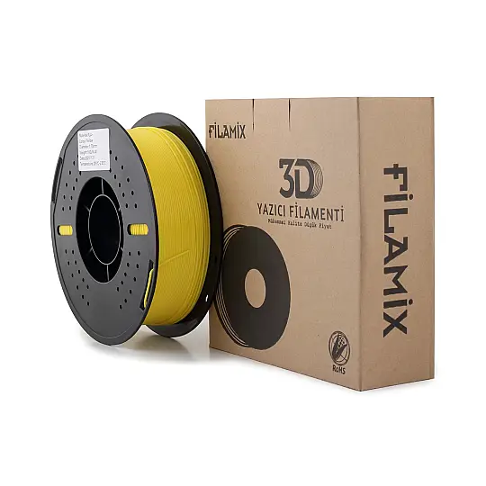 Filamix PLA Plus Filament Yellow (Sarı) 1.75mm 1kg