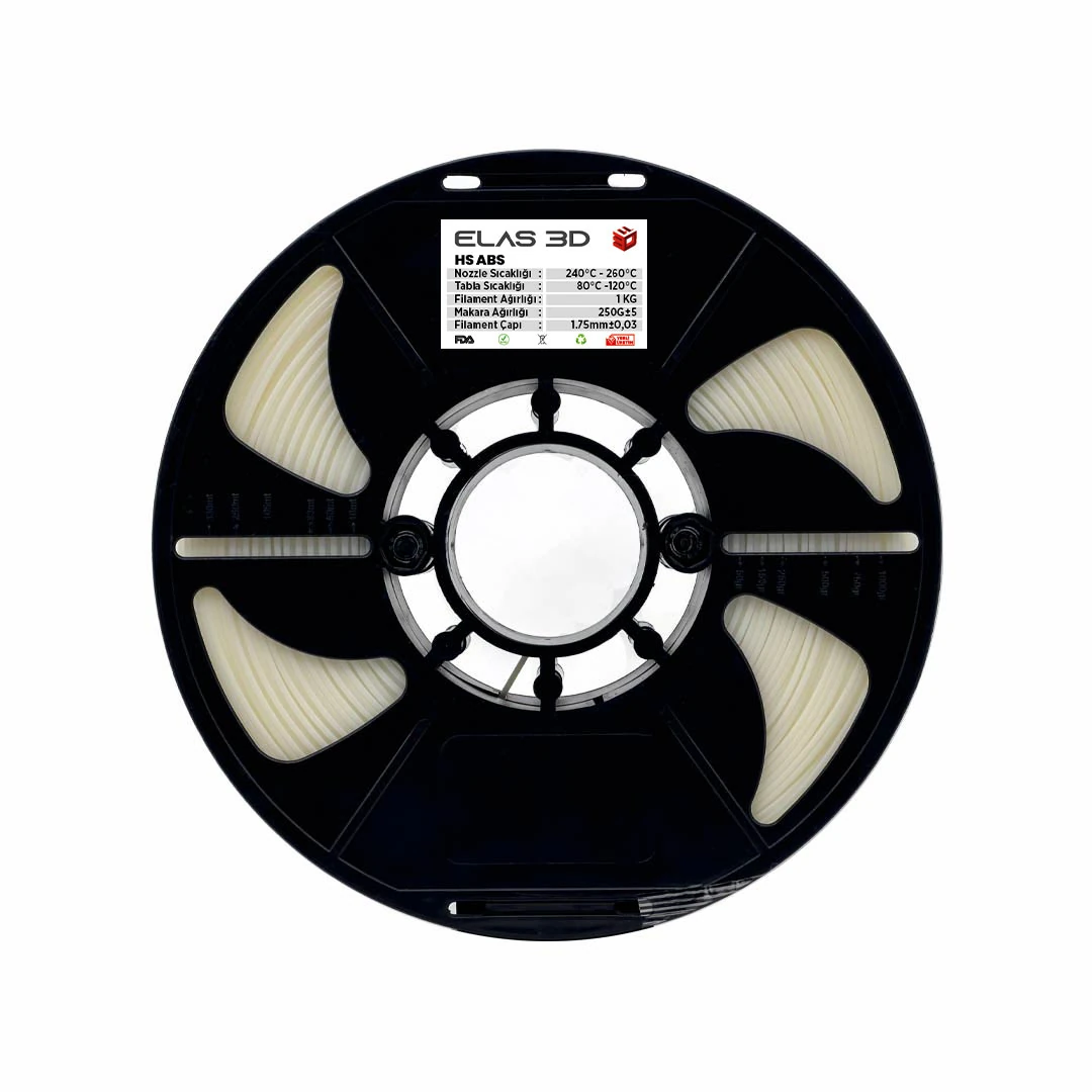Elas HS ABS Naturel Filament 1.75mm 1KG