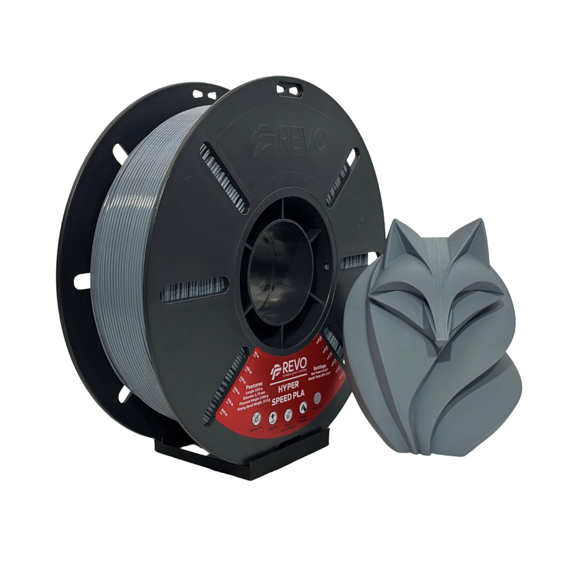 Revo Filament Hyper Speed PLA Gri
