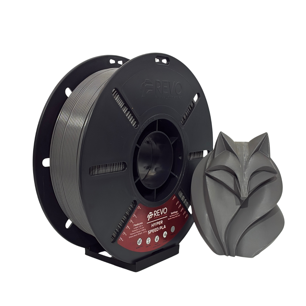Revo Filament Hyper Speed PLA Koyu Gri