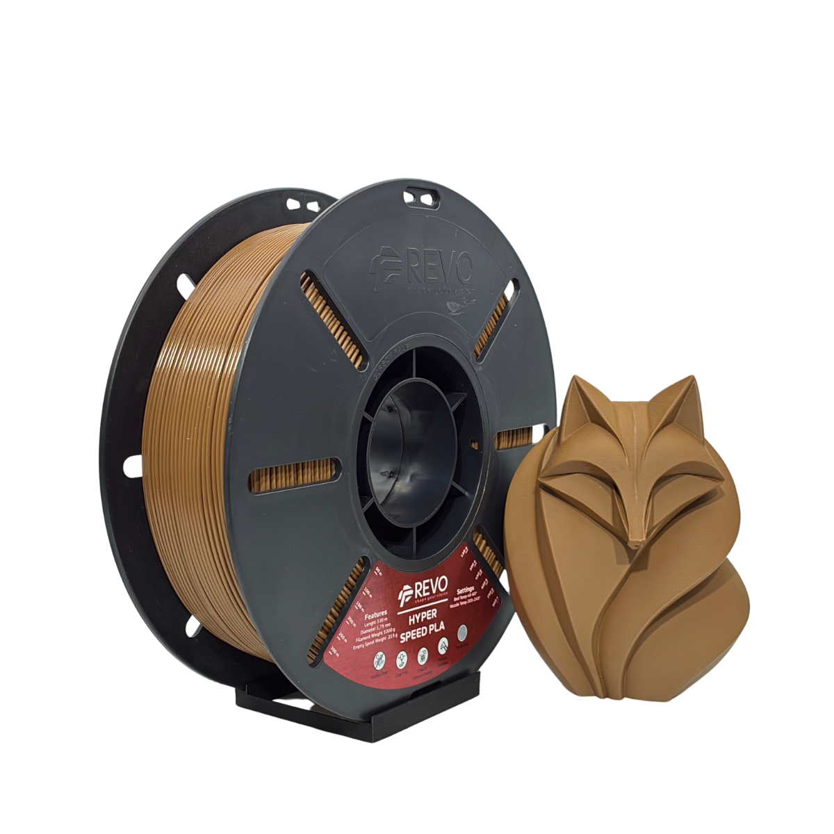 Revo Filament Hyper Speed PLA Koyu Kahverengi