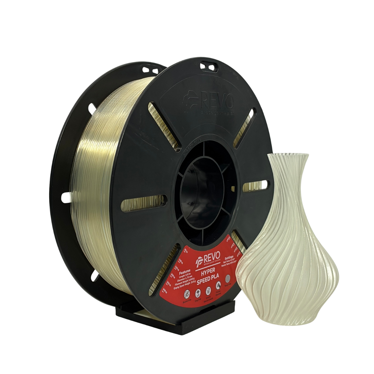Revo Filament Hyper Speed PLA Şeffaf Natural