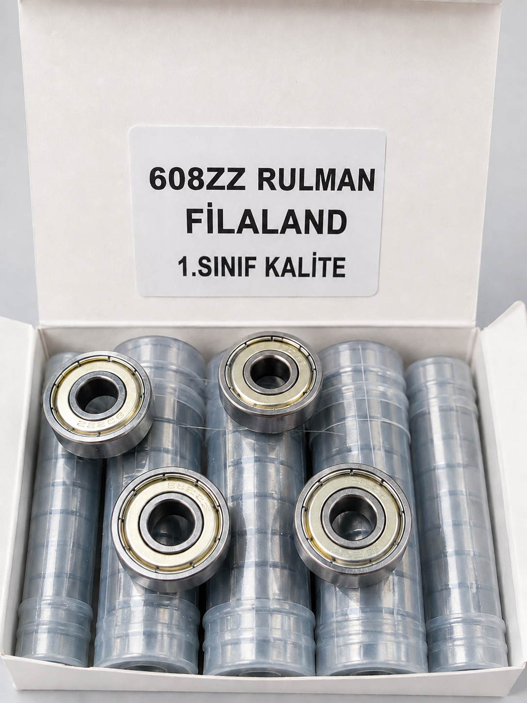 608ZZ Metal Kapaklı Rulman 10'lu Paket – Ekonomik ve Uzun Ömürlü Çözüm