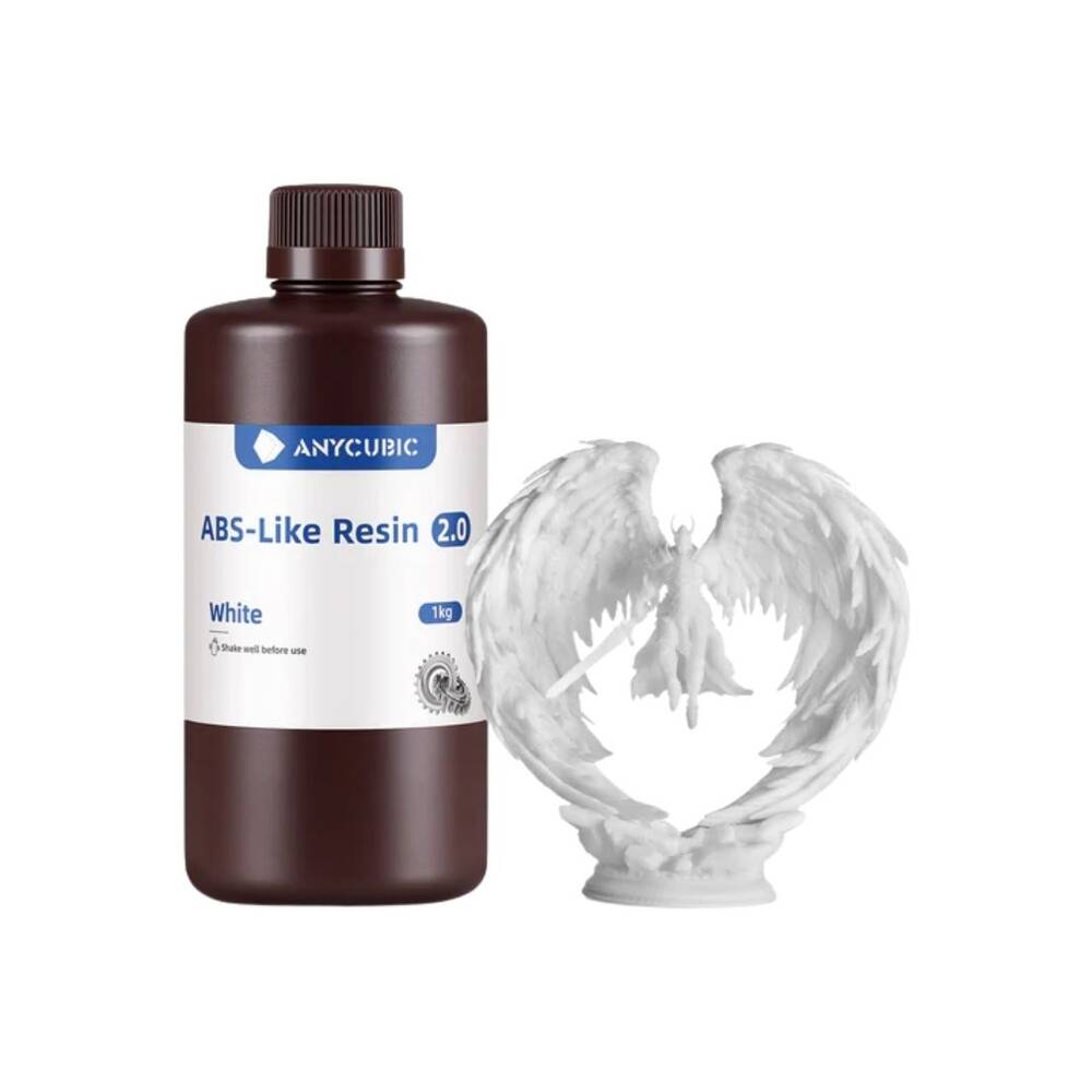 Anycubic ABS-Like Resin 2.0 White – Beyaz 3D Yazıcı Reçinesi