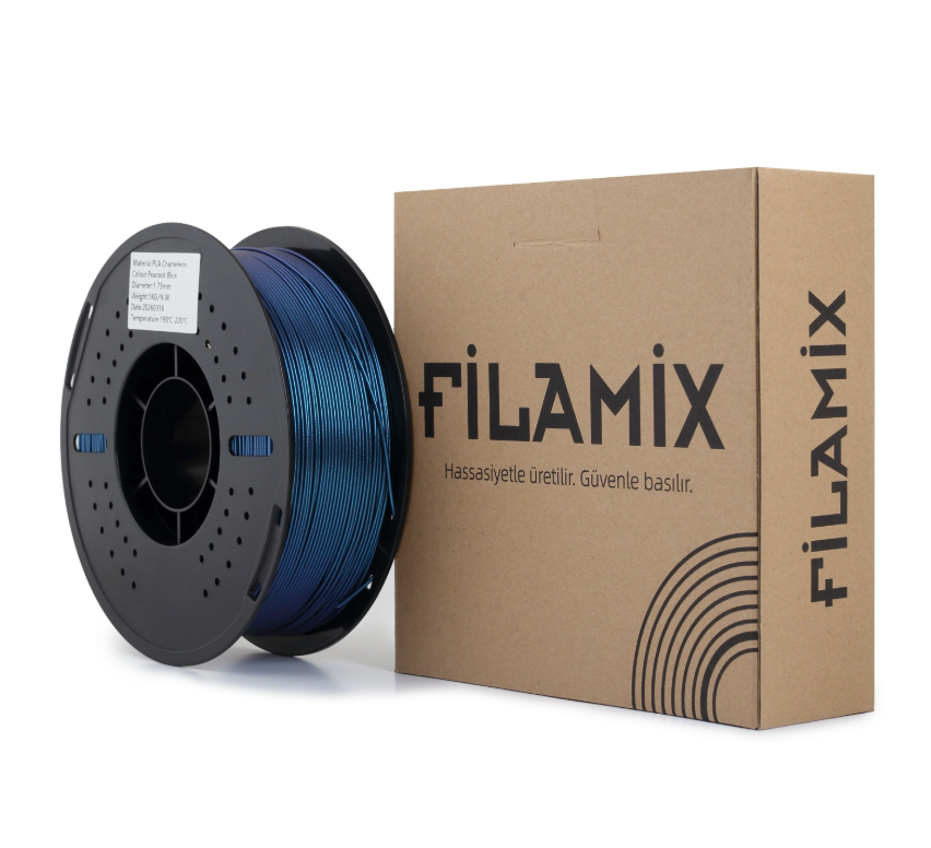 Filamix PLA Chameleon Peacock Blue Filament 1kg 1.75mm