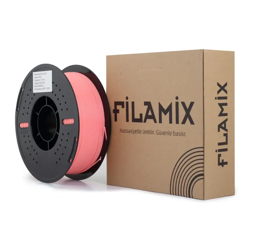 Filamix PLA Glow Pink Filament 1kg 1.75mm