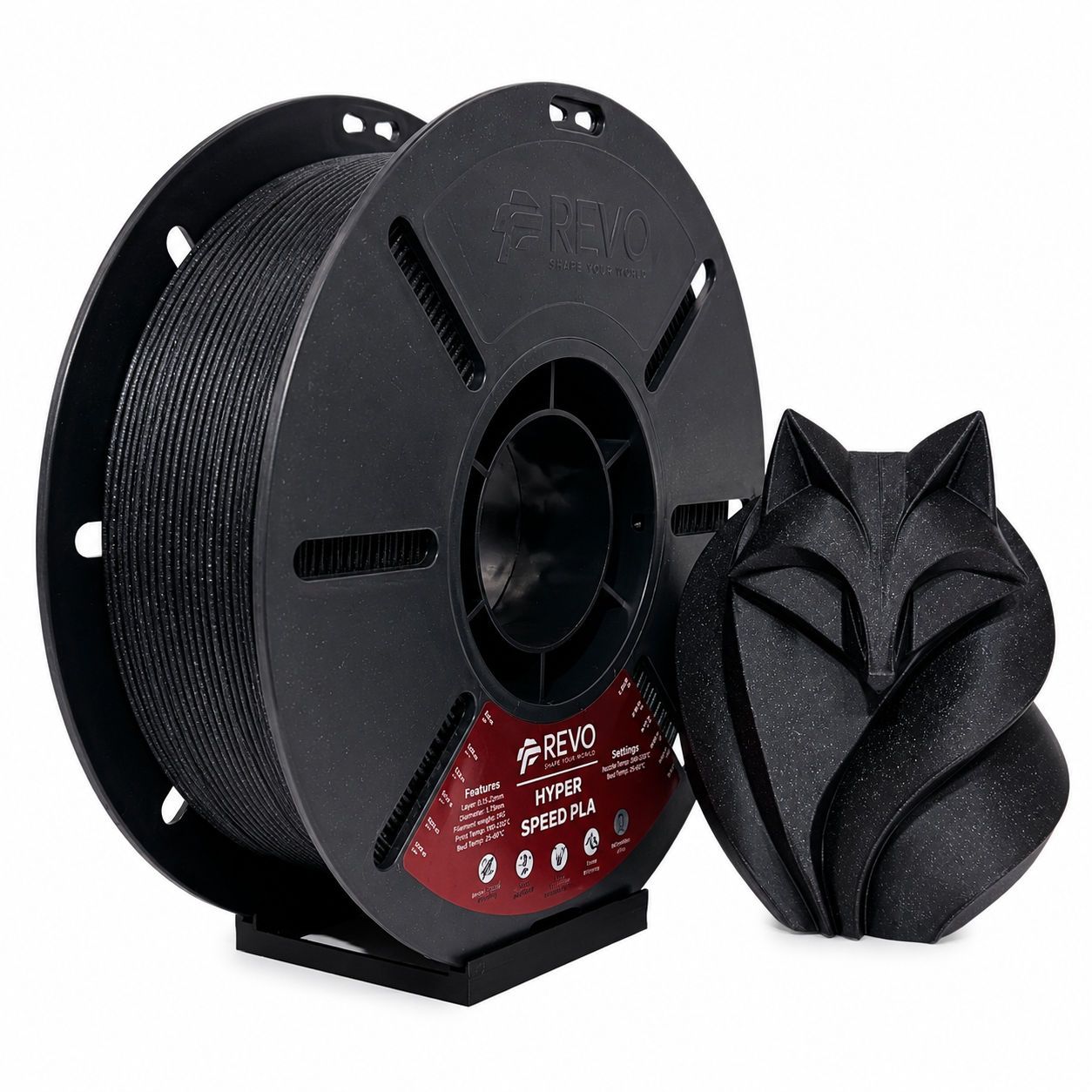 Revo Filament PLA Matte Galaksi Siyah