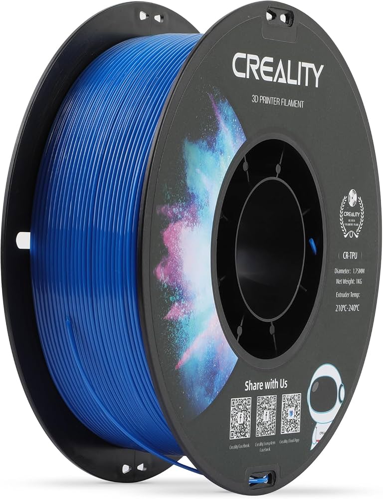Creality TPU Filament Blue (Mavi) 1.75mm 1 Kg